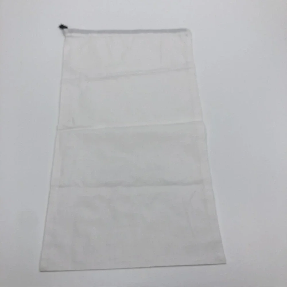 Robert Clergerie Paris 2 White Cotton Dust‎ Cover Bag 21.5x12
